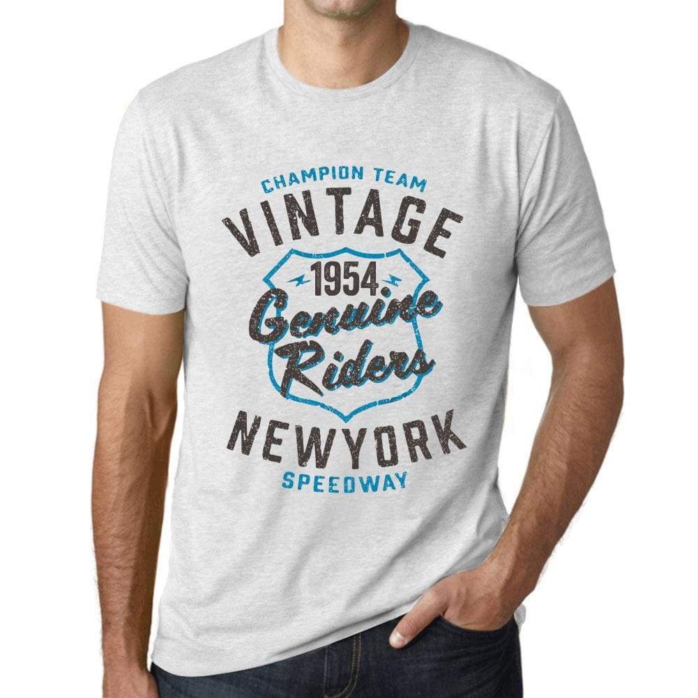 Mens Vintage Tee Shirt Graphic T Shirt Genuine Riders 1954 Vintage White - Vintage White / Xs / Cotton - T-Shirt