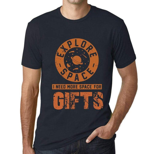 Mens Vintage Tee Shirt Graphic T Shirt I Need More Space For Gifts Navy - Navy / Xs / Cotton - T-Shirt