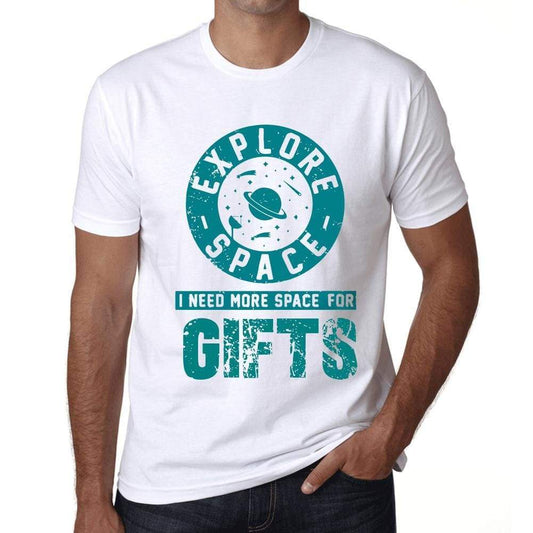 Mens Vintage Tee Shirt Graphic T Shirt I Need More Space For Gifts White - White / Xs / Cotton - T-Shirt