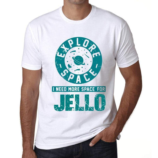 Mens Vintage Tee Shirt Graphic T Shirt I Need More Space For Jello White - White / Xs / Cotton - T-Shirt