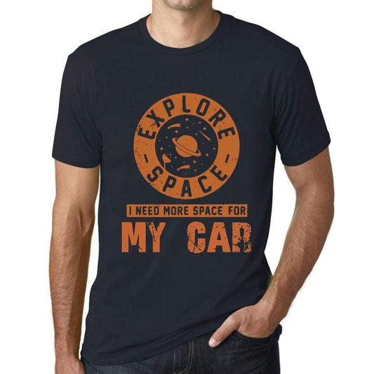 Men’s Vintage Tee Shirt <span>Graphic</span> T shirt I Need More Space For MY CAR Navy - ULTRABASIC