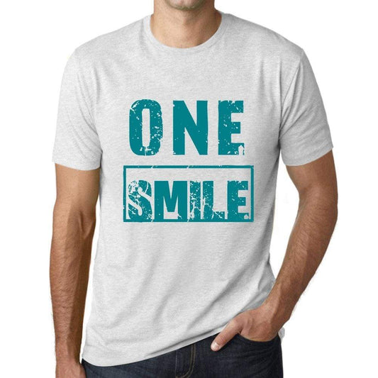 Mens Vintage Tee Shirt Graphic T Shirt One Smile Vintage White - Vintage White / Xs / Cotton - T-Shirt