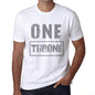 Mens Vintage Tee Shirt Graphic T Shirt One Throne White - White / Xs / Cotton - T-Shirt