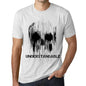 Mens Vintage Tee Shirt Graphic T Shirt Skull Understandable Vintage White - Vintage White / Xs / Cotton - T-Shirt
