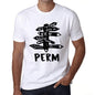 Mens Vintage Tee Shirt Graphic T Shirt Time For New Advantures Perm White - White / Xs / Cotton - T-Shirt