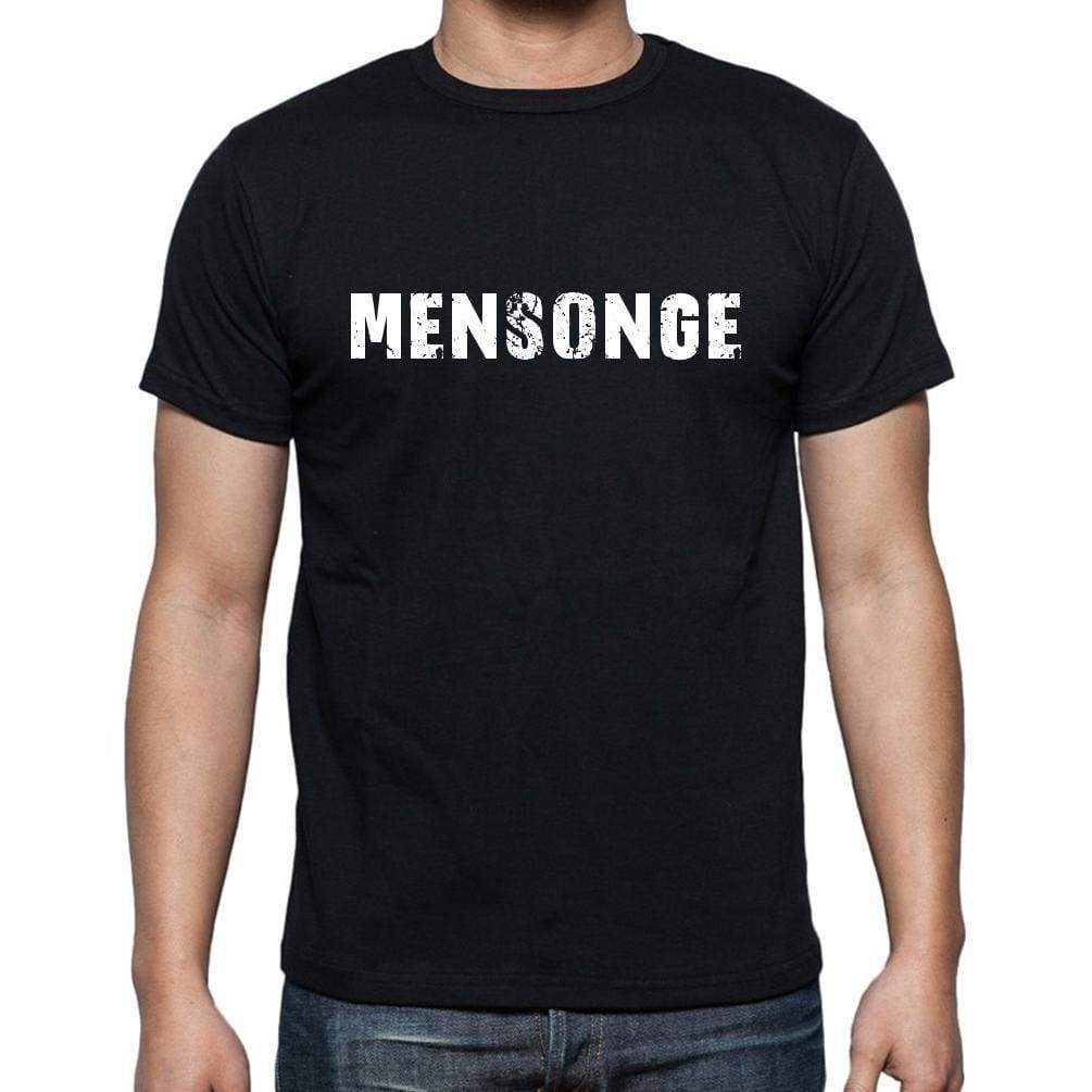 Mensonge French Dictionary Mens Short Sleeve Round Neck T-Shirt 00009 - Casual