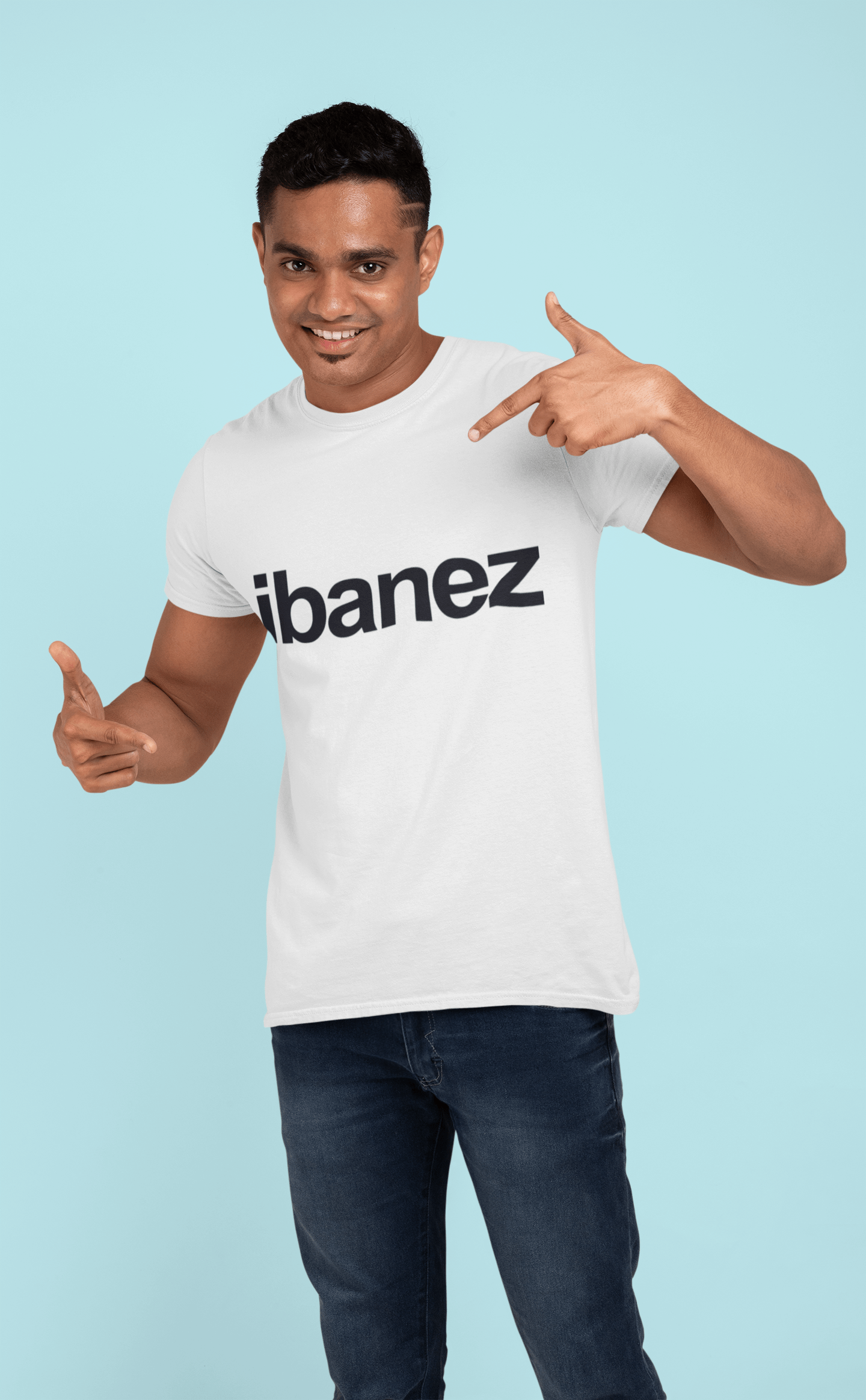 Ibanez Homme manches courtes Col rond T-shirt 00052