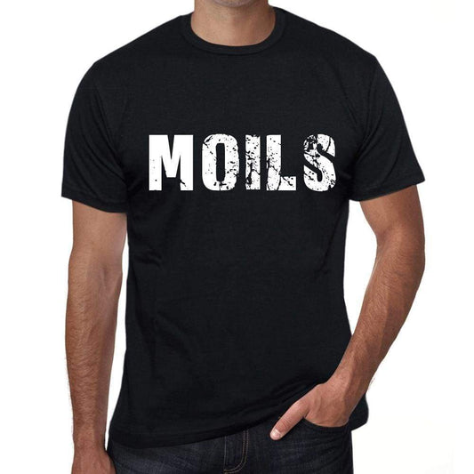 Moils Mens Retro T Shirt Black Birthday Gift 00553 - Black / Xs - Casual
