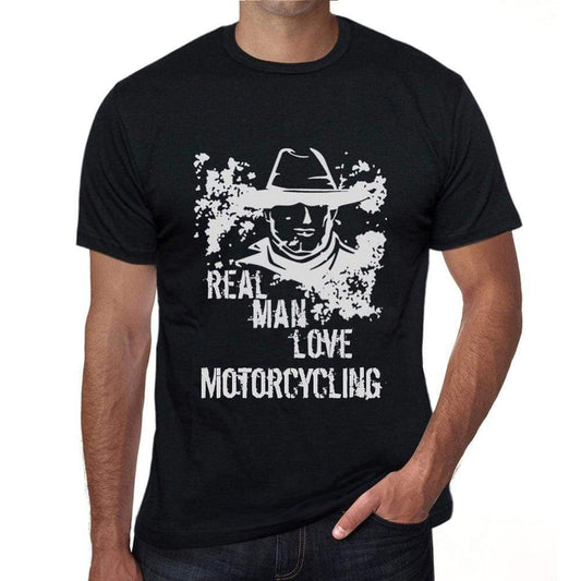 Motorcycling Real Men Love Motorcycling Mens T Shirt Black Birthday Gift 00538 - Black / Xs - Casual