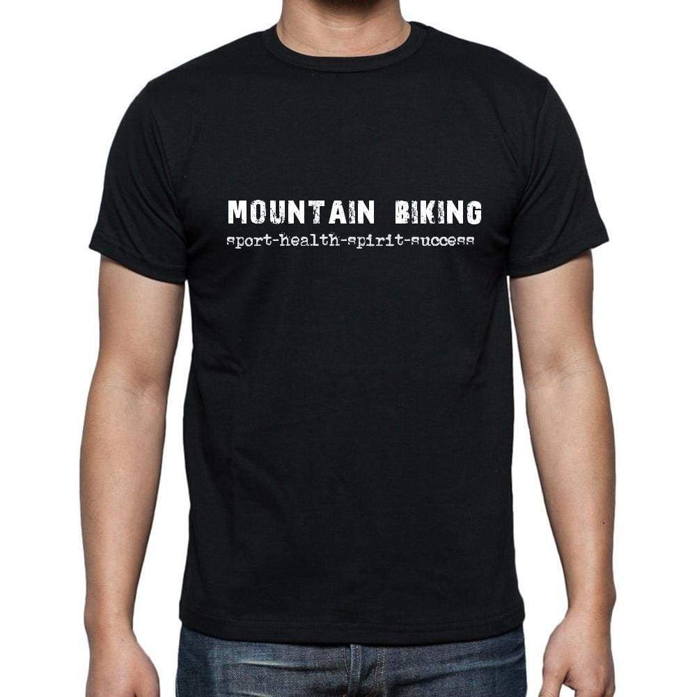 Mountain Biking Sport-Health-Spirit-Success Mens Short Sleeve Round Neck T-Shirt 00079 - Casual