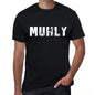 Muhly Mens Retro T Shirt Black Birthday Gift 00553 - Black / Xs - Casual