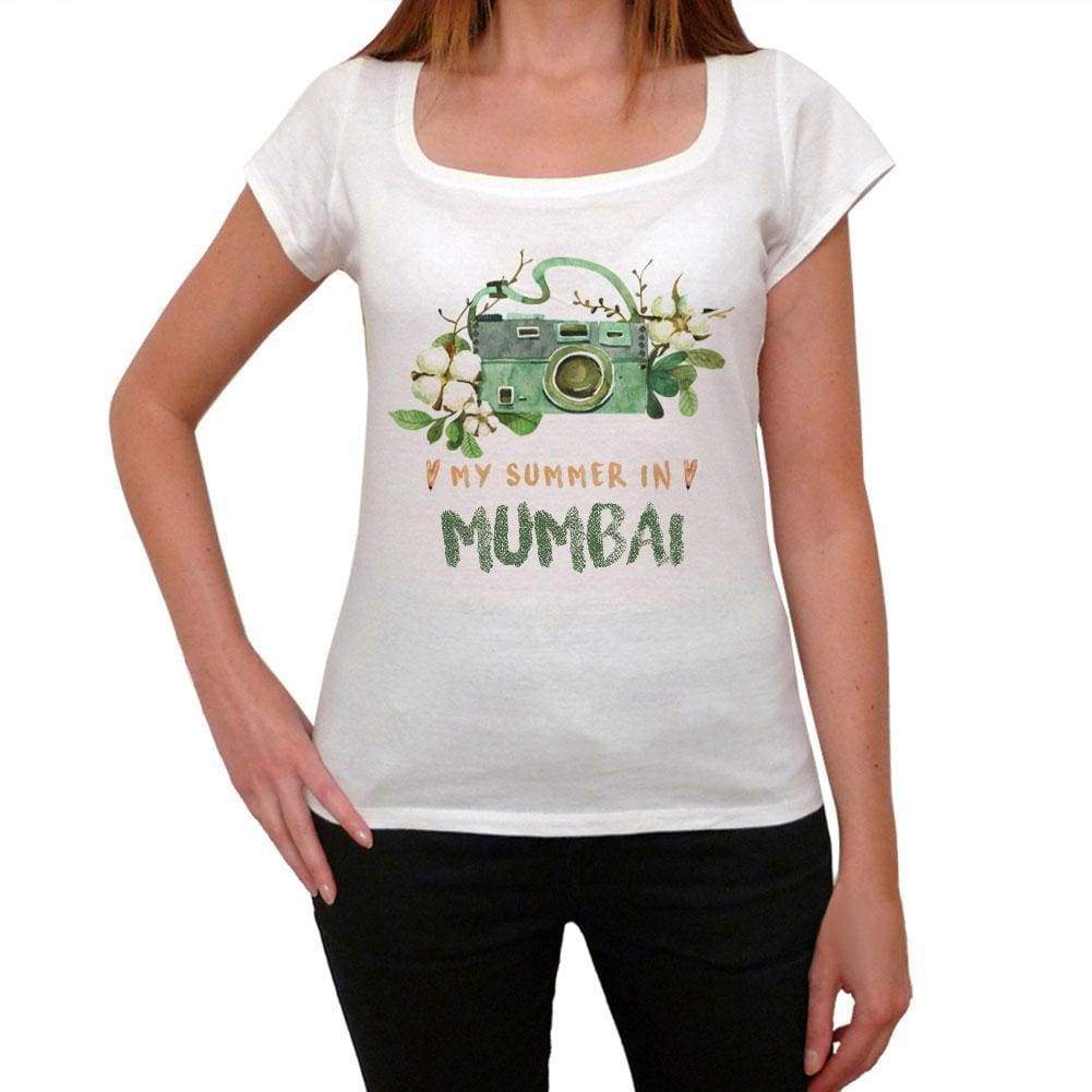 Mumbai Womens Short Sleeve Round Neck T-Shirt 00073 - Casual