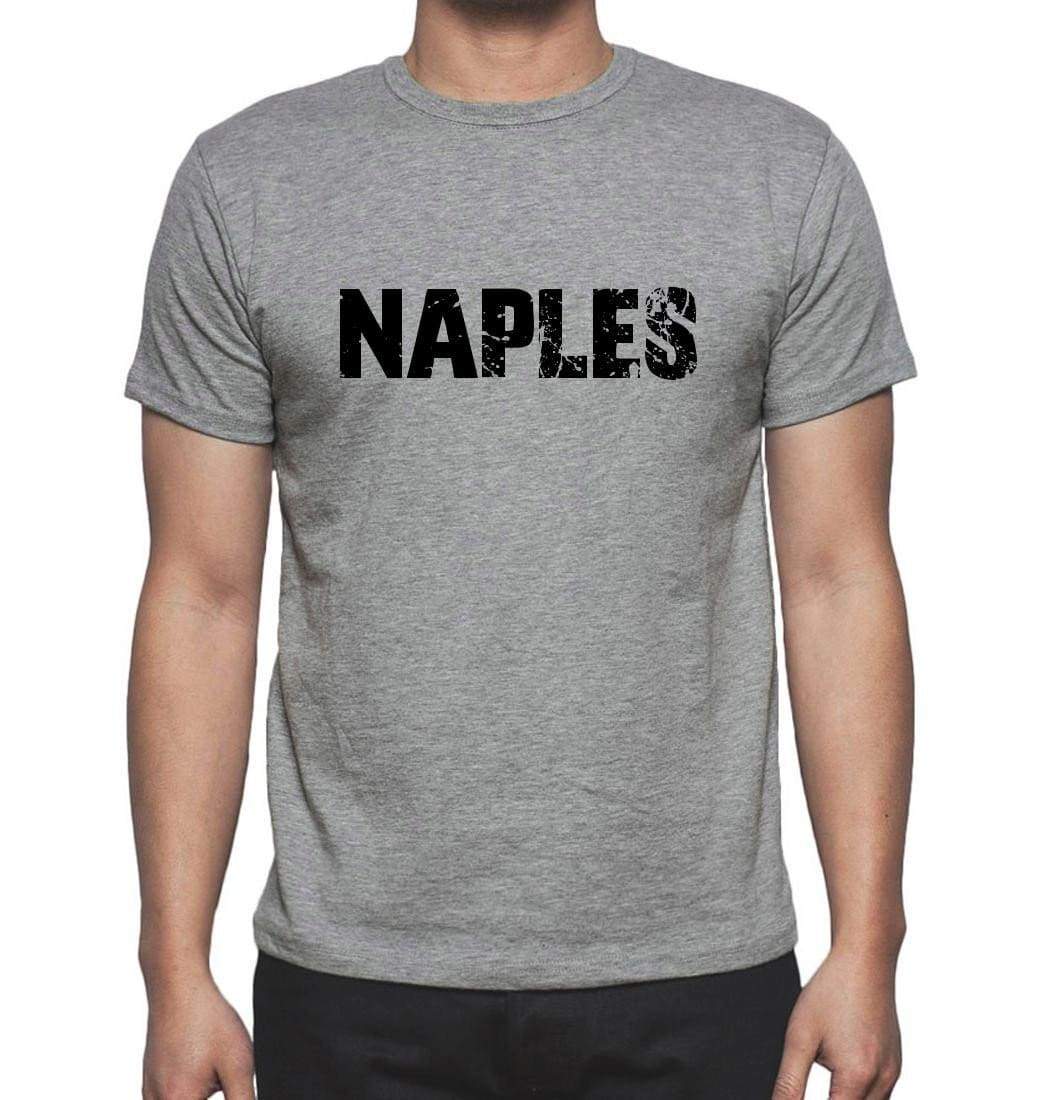 Naples Grey Mens Short Sleeve Round Neck T-Shirt 00018 - Grey / S - Casual