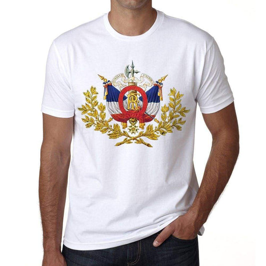 National emblem of France 2 <span>Men's</span> <span><span>Short Sleeve</span></span> <span>Round Neck</span> T-shirt 00170 - ULTRABASIC