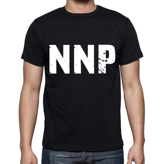 Nnp Men T Shirts Short Sleeve T Shirts Men Tee Shirts For Men Cotton Black 3 Letters - Casual