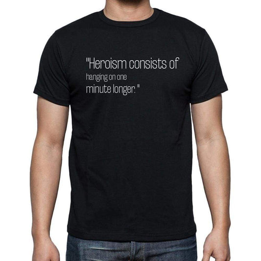 Norwegian Saying Quote T Shirts Heroism Consists Of H T Shirts Men Black - Casual