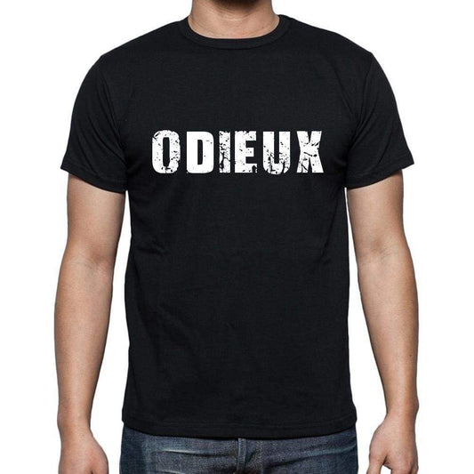 Odieux French Dictionary Mens Short Sleeve Round Neck T-Shirt 00009 - Casual