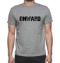 Onward Grey Mens Short Sleeve Round Neck T-Shirt 00018 - Grey / S - Casual