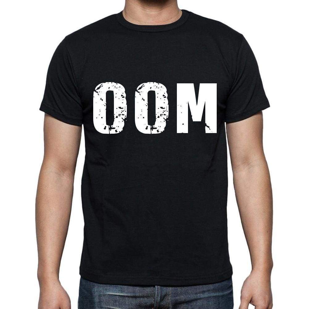 Oom Men T Shirts Short Sleeve T Shirts Men Tee Shirts For Men Cotton Black 3 Letters - Casual
