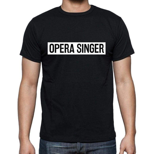 Opera Singer T Shirt Mens T-Shirt Occupation S Size Black Cotton - T-Shirt