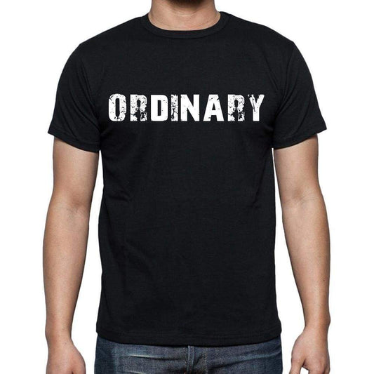 Ordinary Mens Short Sleeve Round Neck T-Shirt Black T-Shirt En