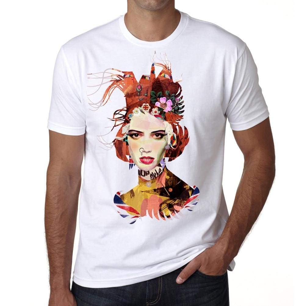 Paper Colored Girl Punk 1 For Mens Short Sleeve Cotton Tshirt Men T Shirt 00034 - Casual