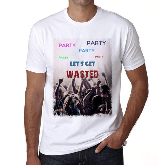 Party Tshirt Exit Fest T-Shirt Mens White Tee 100% Cotton 00179