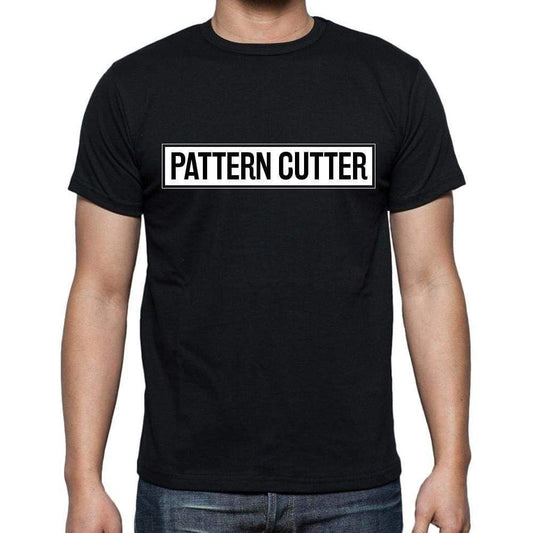 Pattern Cutter T Shirt Mens T-Shirt Occupation S Size Black Cotton - T-Shirt