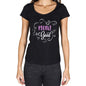 People Is Good Womens T-Shirt Black Birthday Gift 00485 - Black / Xs - Casual
