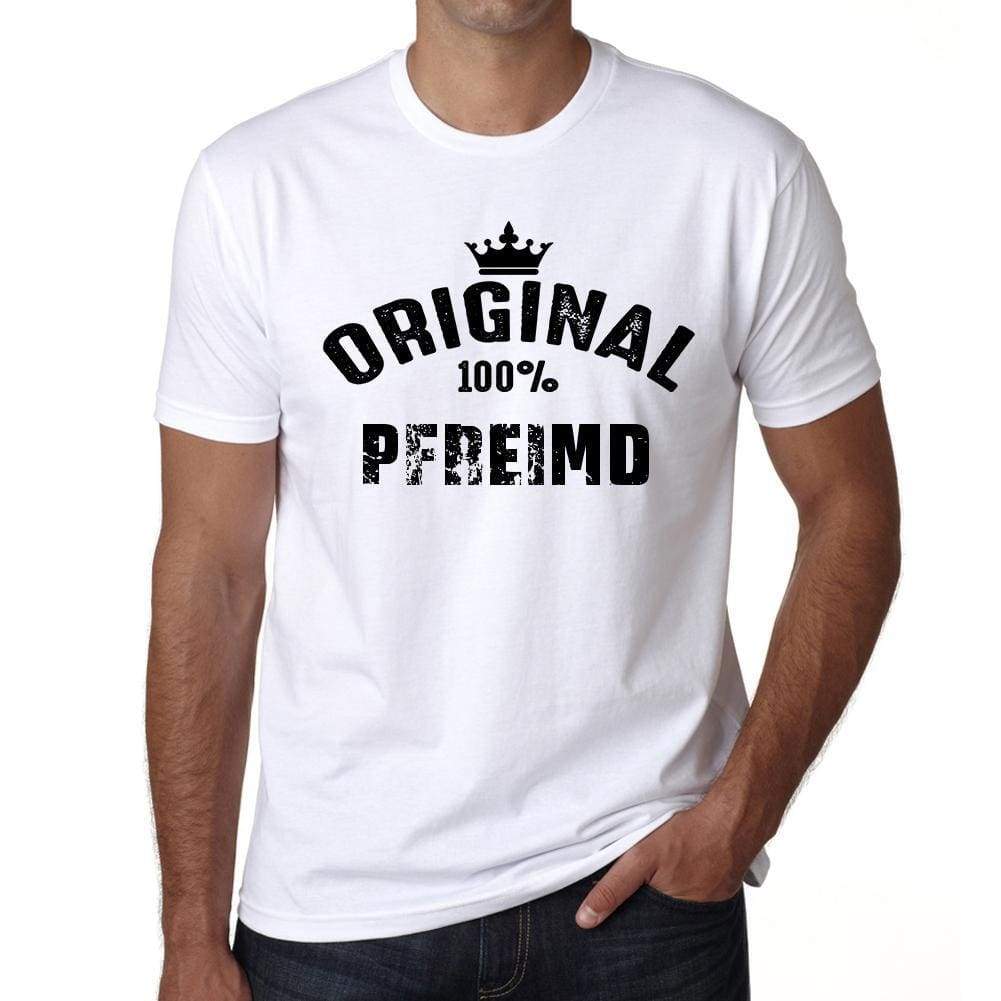 Pfreimd 100% German City White Mens Short Sleeve Round Neck T-Shirt 00001 - Casual