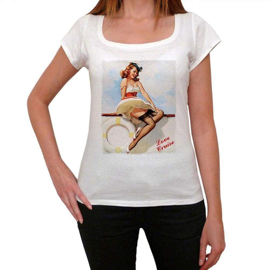 Pin-up Cruise T-shirt for women,short sleeve,cotton tshirt,women t shirt,gift - Ik