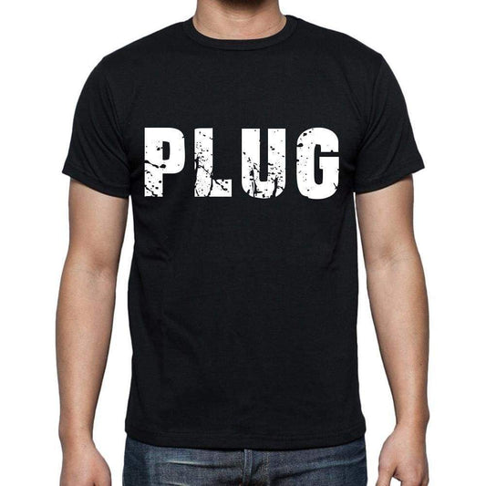 Plug Mens Short Sleeve Round Neck T-Shirt 00016 - Casual