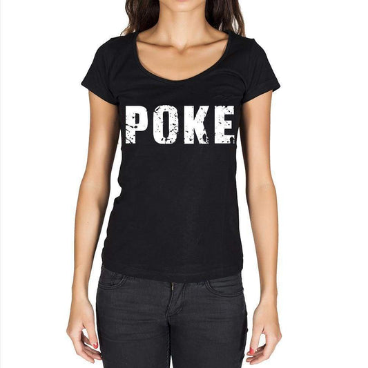 Poke Womens Short Sleeve Round Neck T-Shirt - Casual