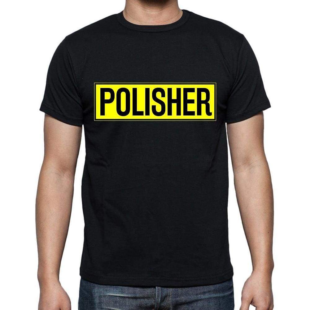Polisher T Shirt Mens T-Shirt Occupation S Size Black Cotton - T-Shirt
