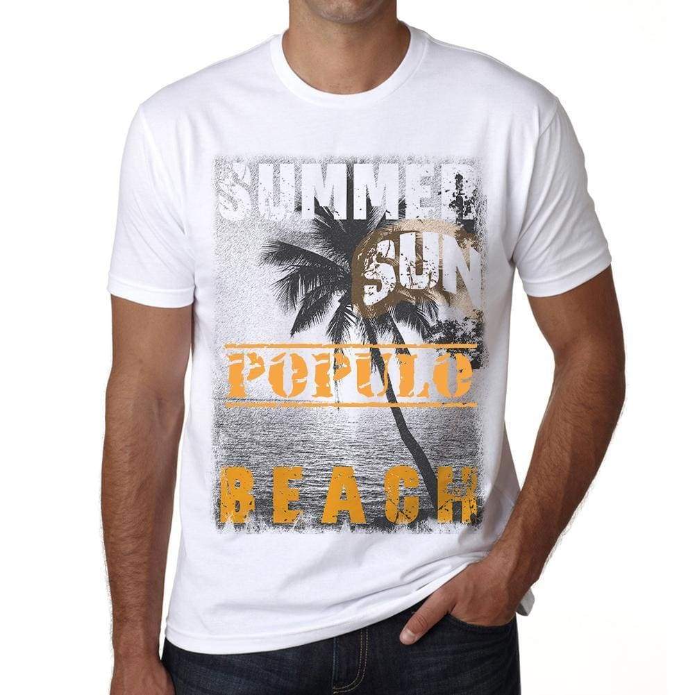 Populo Mens Short Sleeve Round Neck T-Shirt - Casual