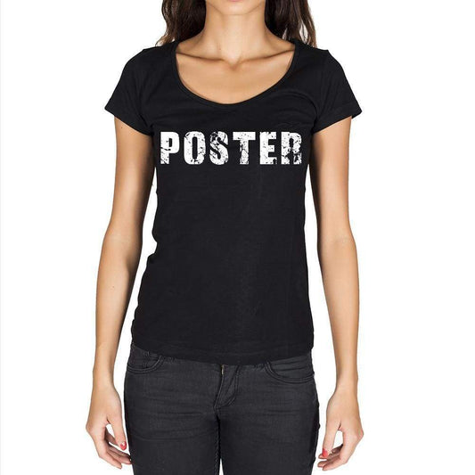 Poster Womens Short Sleeve Round Neck T-Shirt - Casual