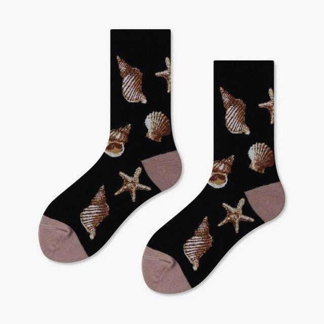 Femmes chaussettes hiver dessin animé créativité léopard chat animaux chaussettes Harajuku fou coton drôle décontracté heureux chaussettes hommes nouveauté Sox