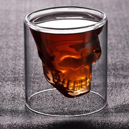 Whiskey Tequila Glass Fun Creative Party Wine Beer Drinking Cup Skull Sake Glass Mug Crystal Beer Mug