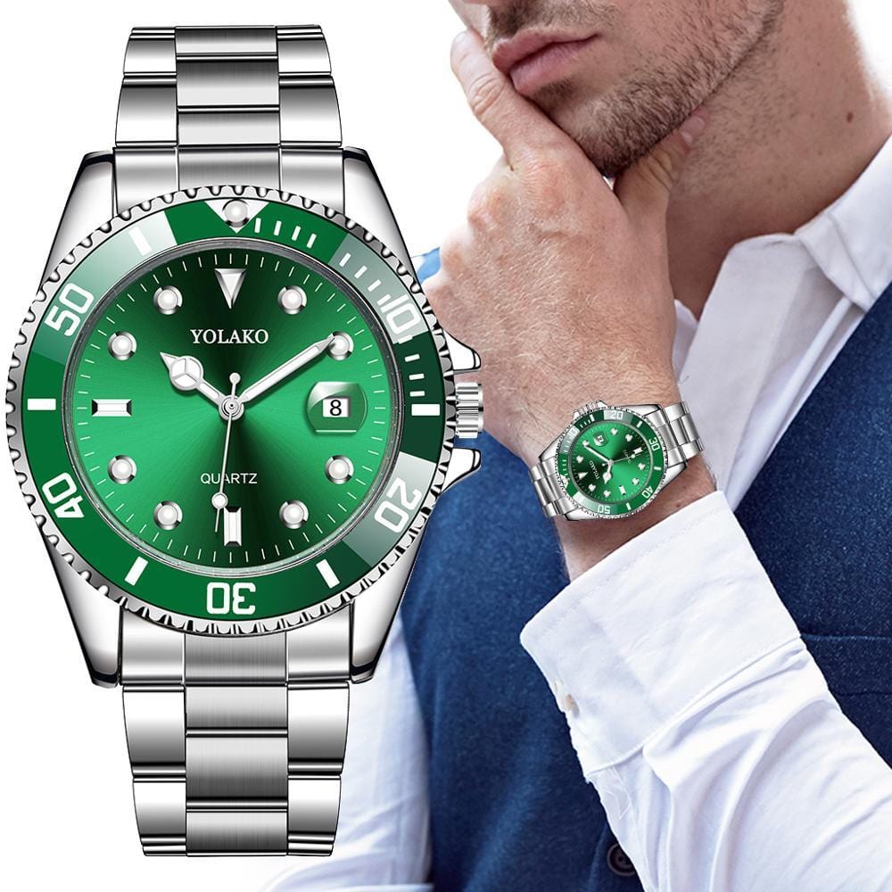 Marque de luxe hommes montre décontractée à la mode montres à Quartz hommes en acier inoxydable étanche Date mâle Rolexable horloge reloj hombre