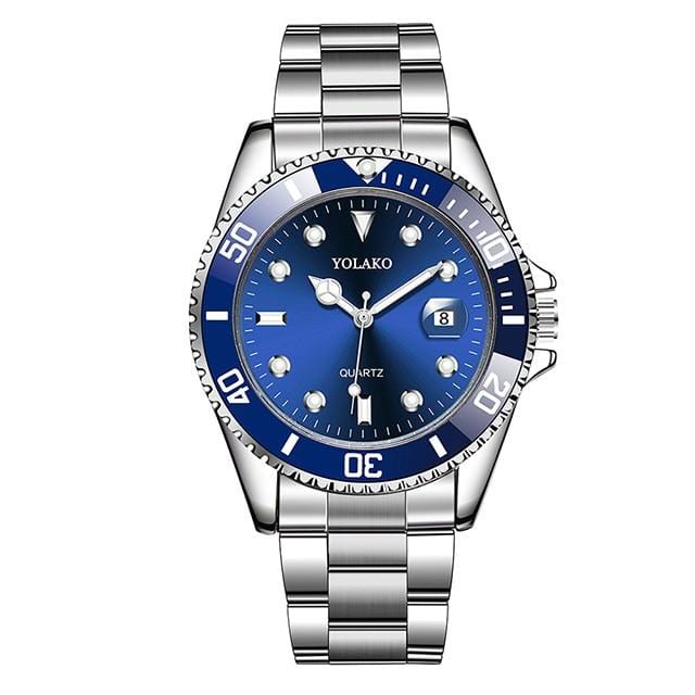 Marque de luxe hommes montre décontractée à la mode montres à Quartz hommes en acier inoxydable étanche Date mâle Rolexable horloge reloj hombre