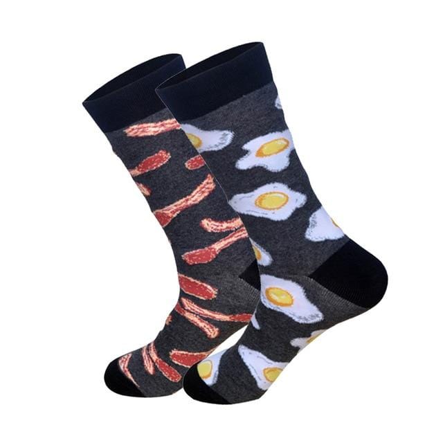 Bas AB chaussettes assorties unisexe différentes combinaisons de conception drôle coton longues femmes hommes heureux Calcetines cadeaux pour les amoureux