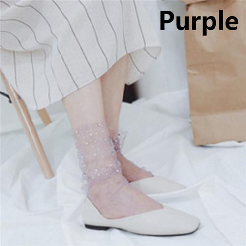 Vente Sexy rétro dentelle florale maille femmes fille chaussettes élastique 2018 été mode dame Transparent chaussettes courtes