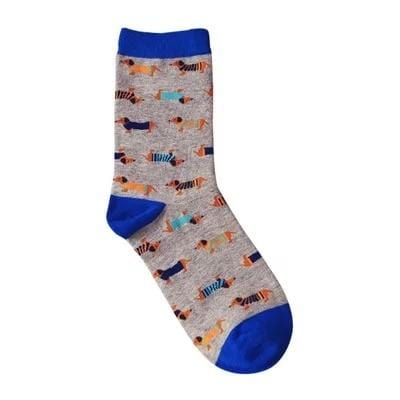 Taille adulte belle quotidienne Animal Weel chaussettes pastèque teckel Beagle Lion ferme Bull Terrier éléphant renard pilule Fruit chien Combo