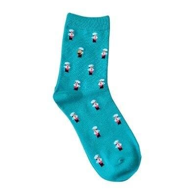 Taille adulte belle quotidienne Animal Weel chaussettes pastèque teckel Beagle Lion ferme Bull Terrier éléphant renard pilule Fruit chien Combo