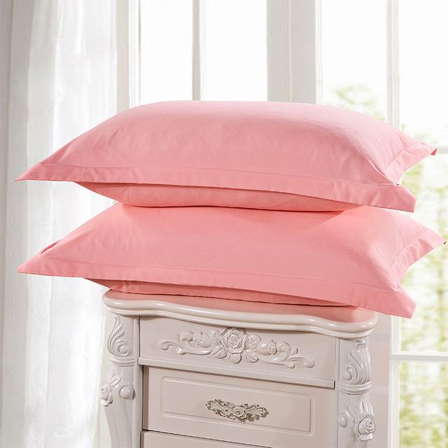 1 Piece Pure Grey Color Pillowcase Brief Style 100% Polyester Pillow Case For Bedroom Solid Color Pillow Cases 48cm*74cm XF336-3