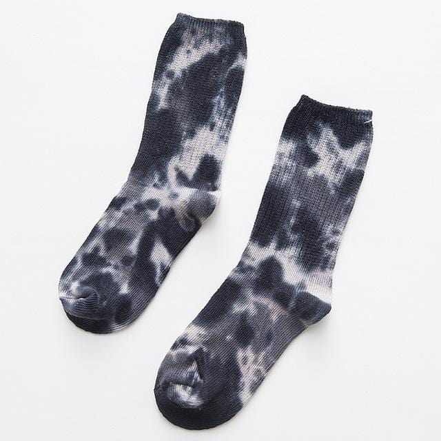 2020 coton Skate chaussettes hommes femmes chaussette genou-haut drôle cyclisme course randonnée cravate colorant Sox Harajuku Hip Hop Happy chaussettes