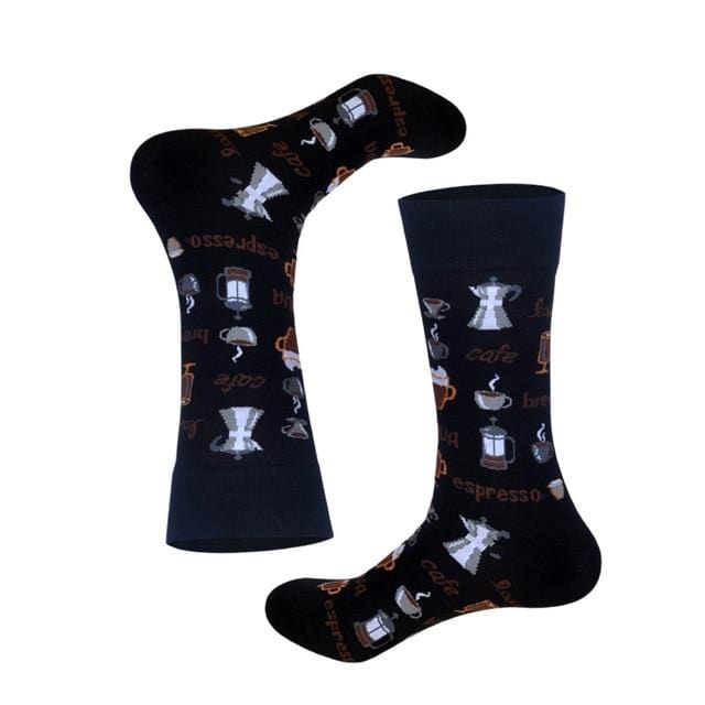 Lionzone 2019 nouvellement hommes chaussettes coton décontracté personnalité Design Hip Hop Streetwear heureux chaussettes cadeaux pour hommes marque qualité