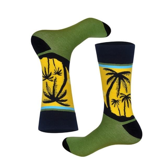 Lionzone 2019 nouvellement hommes chaussettes coton décontracté personnalité Design Hip Hop Streetwear heureux chaussettes cadeaux pour hommes marque qualité