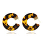 Personnalité 2019 trapèze grand Long acrylique acétate boucles d'oreilles pour femmes Rectangle écaille de tortue boucle d'oreille Za bijoux