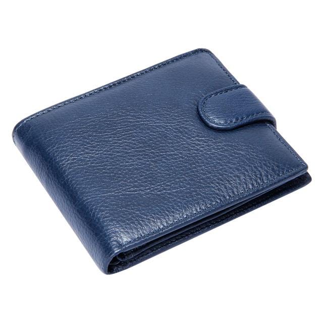 Portefeuille en cuir véritable pour hommes, Design bref, porte-cartes de crédit, pochette à loquet avec poche pour pièces de monnaie